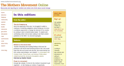 Desktop Screenshot of mothersmovement.org